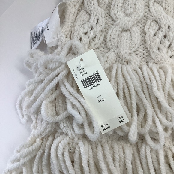 Anthropologie Chunky Cable Scarf - Picture 4 of 7